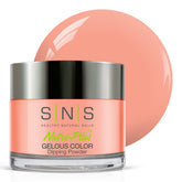 SNS Spandex Ballet nail dip powder in peach pastel color with long wear