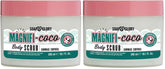 Soap and Glory Magnificoco coconut body scrub pack 2 front view for radiant skin