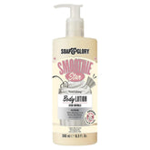 Soap & Glory Smoothie Star lotion bottle shows lightweight hydration for smoother skin.