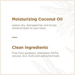 Soapbox Coconut Oil Shampoo moisture application demonstrating hydration