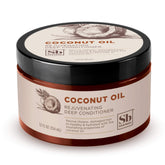 Soapbox Deep Conditioner bottle front highlights coconut oil for hydration