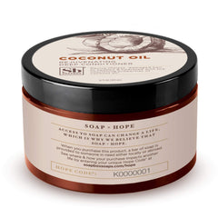 Soapbox Deep Conditioner applied to wet hair for detangling