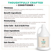 Soapbox Hair Conditioner Sea Minerals and Blue Iris pour demonstrates easy refilling.