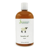 Soapeauty Lanolin Oil bottle shows pure, versatile moisturizer for skin, hair, and lips