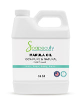Soapeauty MARULA Oil bottle with dropper for skin and hair nourishment.