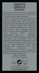 SOCO Botanicals ingredients layout featuring sea buckthorn and rosehip nourishment