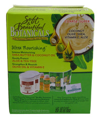 Soft and Beautiful Botanicals Texturizer Kit application gloves protect hands during use.