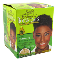 Soft and Beautiful Botanicals Texturizer Kit complete set with tools for convenient styling.