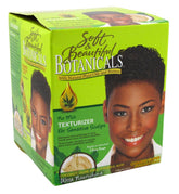 Soft and Beautiful Botanicals Texturizer Kit packaging closeup for easy ordering.
