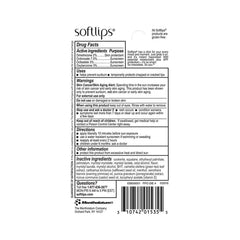 SoftLips SPF 20 protective formula, lips shielded during sunny errands.