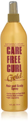 SoftSheen-Carson Care Free Curl Gold spray bottle ready to refresh curls