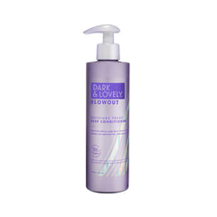 SoftSheen Dark and Lovely Blowout Moisture Mask bottle for deep conditioning.
