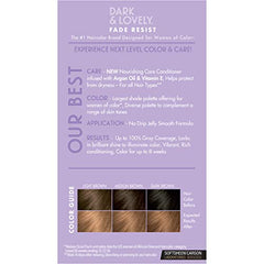 SoftSheen Dark and Lovely Honey Blonde color cream bottle ready for mixing