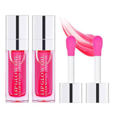 Sokgo Hydrating Lip Glow Oil bottle pour delivers instant shine and moisture.