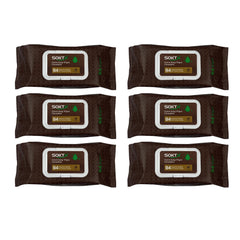 SOKTH premixed green soap tattoo wipes in packaging for quick, hygienic cleaning.