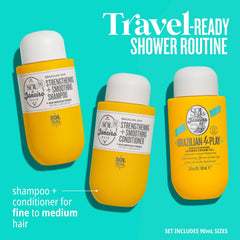 Sol de Janeiro Brazilian Joia shampoo bottle highlights a color-safe, sulfate-free cleanse
