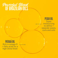Sol de Janeiro Glossy Nourishing Hair Oil on hair showing smooth texture.
