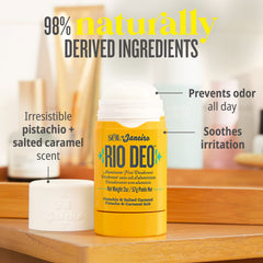 Sol de Janeiro Rio Deo Cheirosa 62 swipe on for quick freshness.