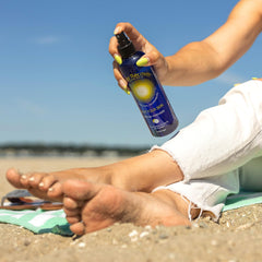 Solar Recover Save Your Skin ingredients featuring calendula and coconut oil for gentle hydration.