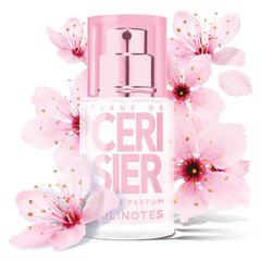 Solinotes Cherry Blossom perfume bottle displaying a delicate floral profile for everyday elegance.