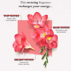 Solinotes Freesia jasmine and osmanthus notes with soft glow