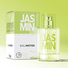 Solinotes Jasmine Flower cap highlights premium packaging for gifting.