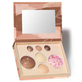 SOLLASY baked palette compact cover showcases versatile shades for on-the-go glow