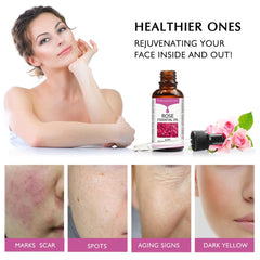 SOLOTREE Rose Oil packaging on countertop highlights premium skincare branding