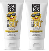 SolRX KID'S SPORT sunscreen pack 2 front view shows reef-safe packaging for outdoor adventures.