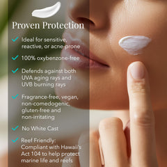 SolRX Mineral+ SPF 50 at pool shows long-lasting water resistance