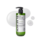 Some By Mi cica peptide tonic bottle close-up showing calming scalp support.