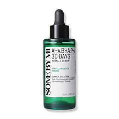 SOME BY MI Miracle Serum bottle close-up for soothing skin and pore care.