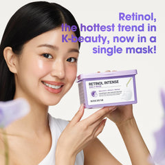 SOME BY MI Retinol Intense Daily Mask key ingredients Bakuchiol on packaging.