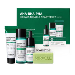 SOME BY MI Miracle Toner bottle close-up, highlighting tea tree water for gentle exfoliation