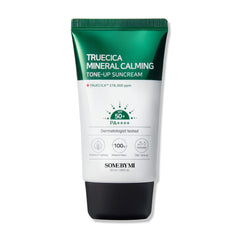 SOME BY MI Truecica Mineral Suncream bottle with reef-friendly SPF protection.