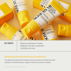SOME BY MI Yuja Niacin Gel Cream label shows 10 vitamins and Niacinamide
