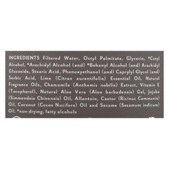 Soothing Touch Fresh Citrus Body Lotion application shows skin moisture and softness.