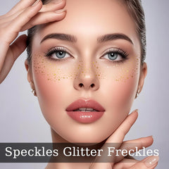 SOOVSY glitter freckles type B silver sheets add cool sparkle all day