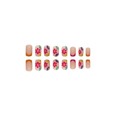 SOOZEE full-cover press-on nails with glossy finish for salon-like shine.
