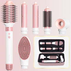 Sophinique 6-in-1 pink kit with multiple attachments for versatile styling