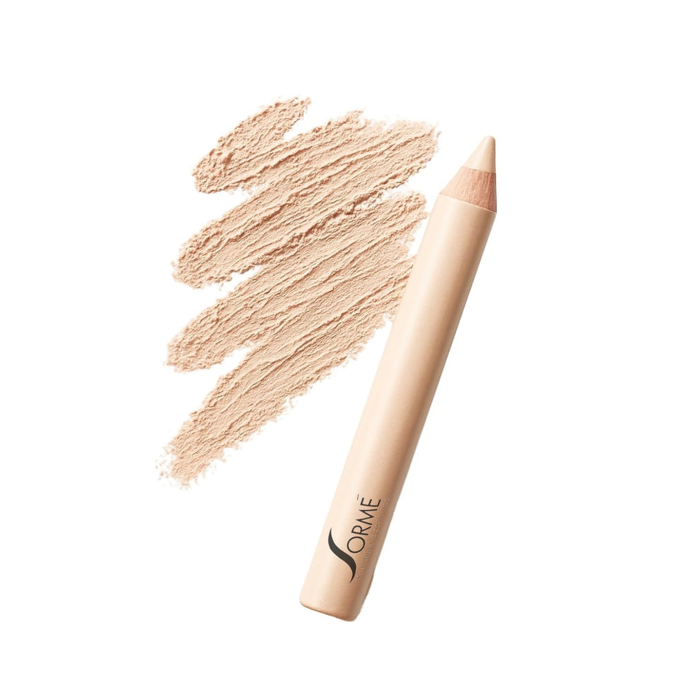 SORMÉ Pro Eye Brightener Pencil close-up shows a creamy, easy-to-blend formula for a lifted eye look.
