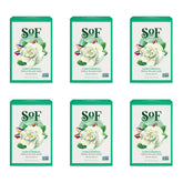 South Of France SoF Gardenia bar soap packaging highlights vegan formula and premium ingredients.