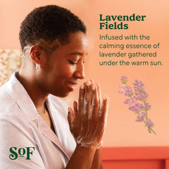 South Of France SoF Nourishing Hand Wash Lavender Scent - aroma soothes after chores