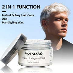 SOVONCARE Hair Wax application action demonstrates quick hold with washable formula