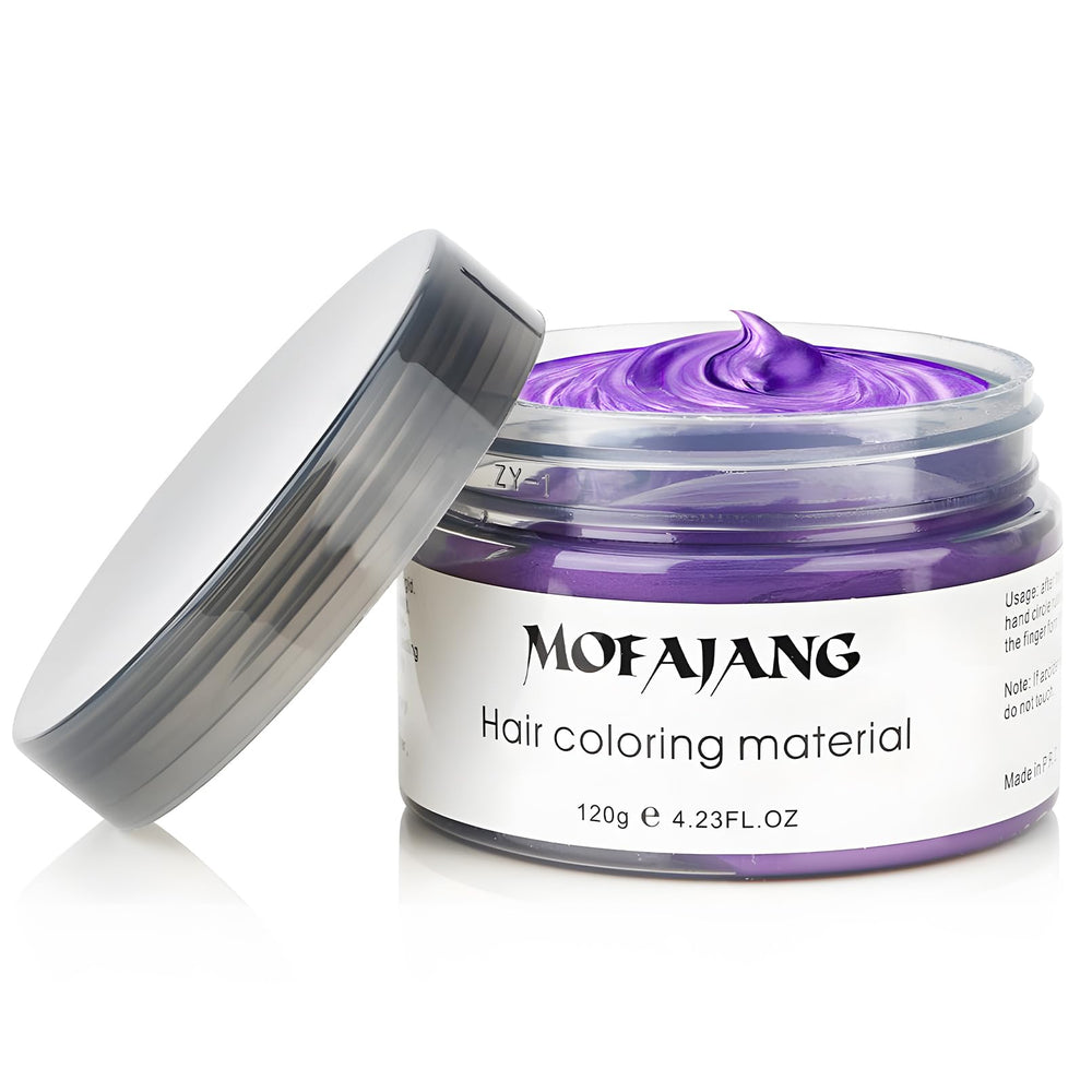 SOVONCARE purple temporary hair color wax jar for quick styling