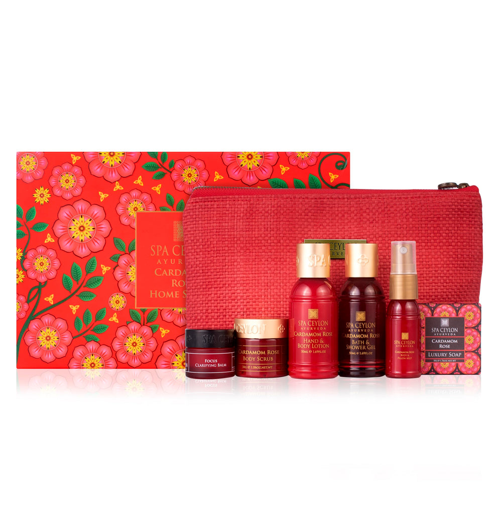 SPA CEYLON Cardamomrose bath and shower gel for gentle cleansing and skin nourishment.