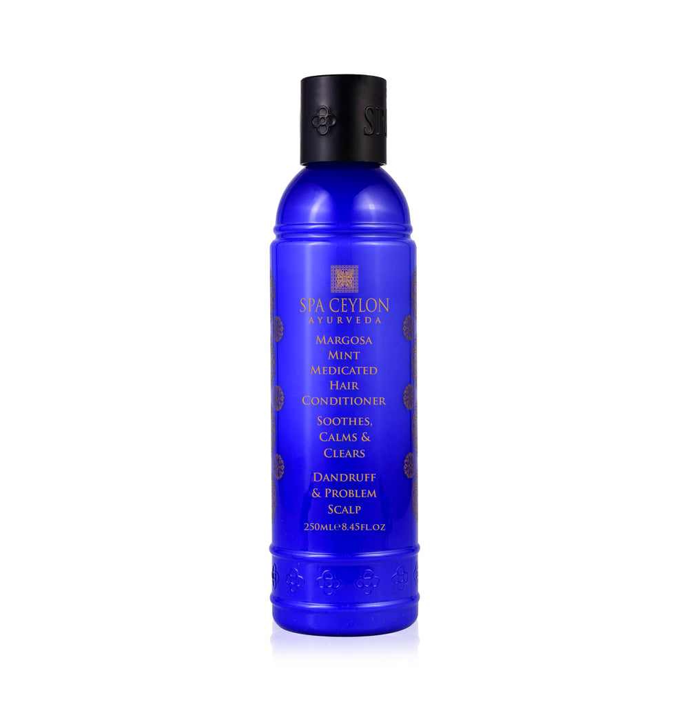 SPA CEYLON Margosa Mint conditioner bottle promotes calm scalp and deep conditioning