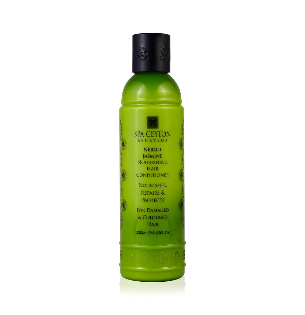 SPA CEYLON Neroli Jasmine conditioner bottle offers deep hydration for damaged hair