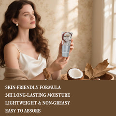 Spa Luxetique World silky body oil bottle for fast, luxurious hydration.