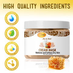 SPA REDI mask enriched with panthenol and comfrey extract for conditioning.